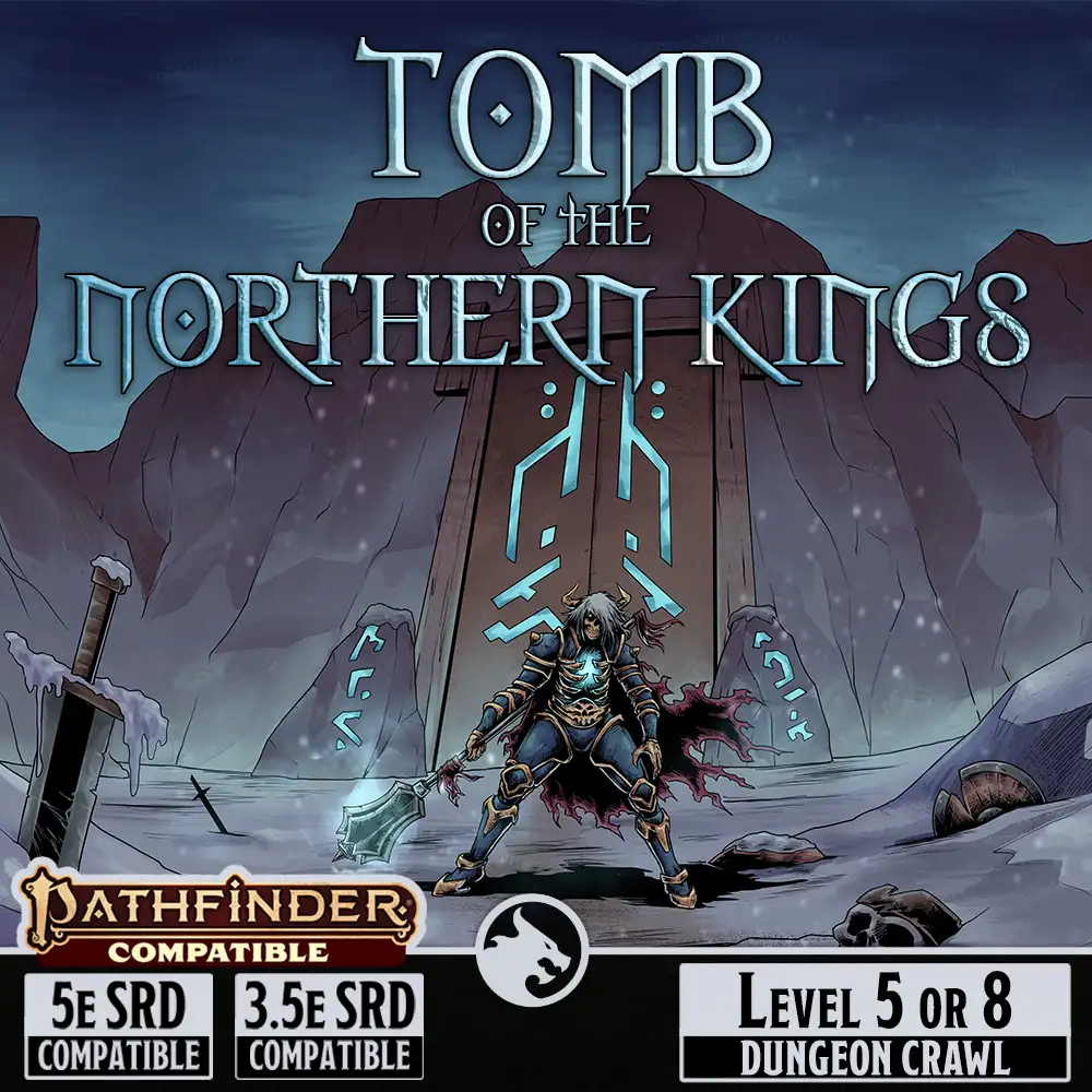 The Tomb of the Northern Kings - 5e compatible PDF and Foundry VTT adventure